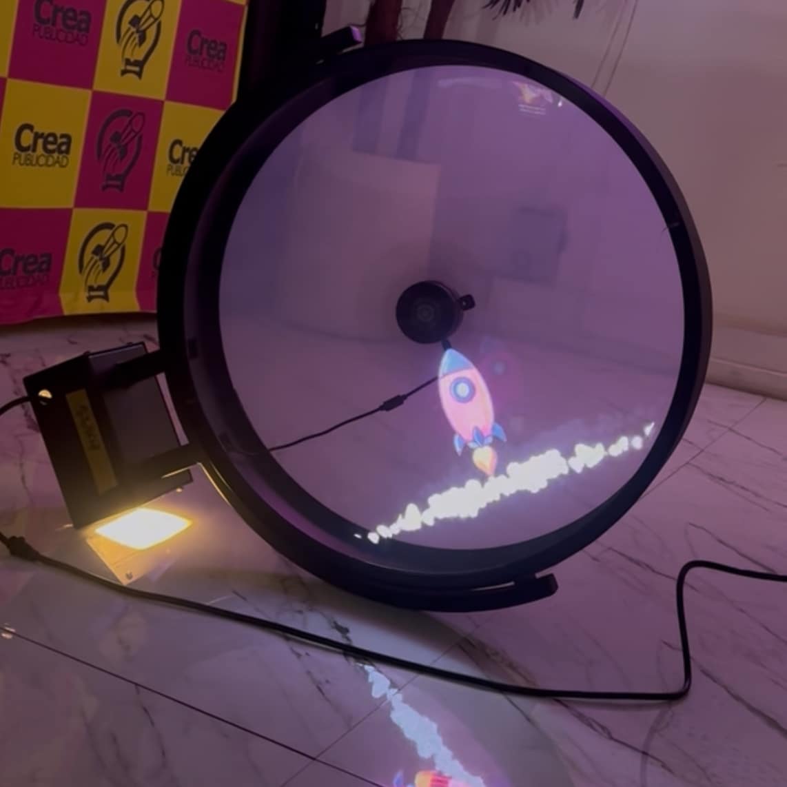 Letrero rompetrafico Holográfico