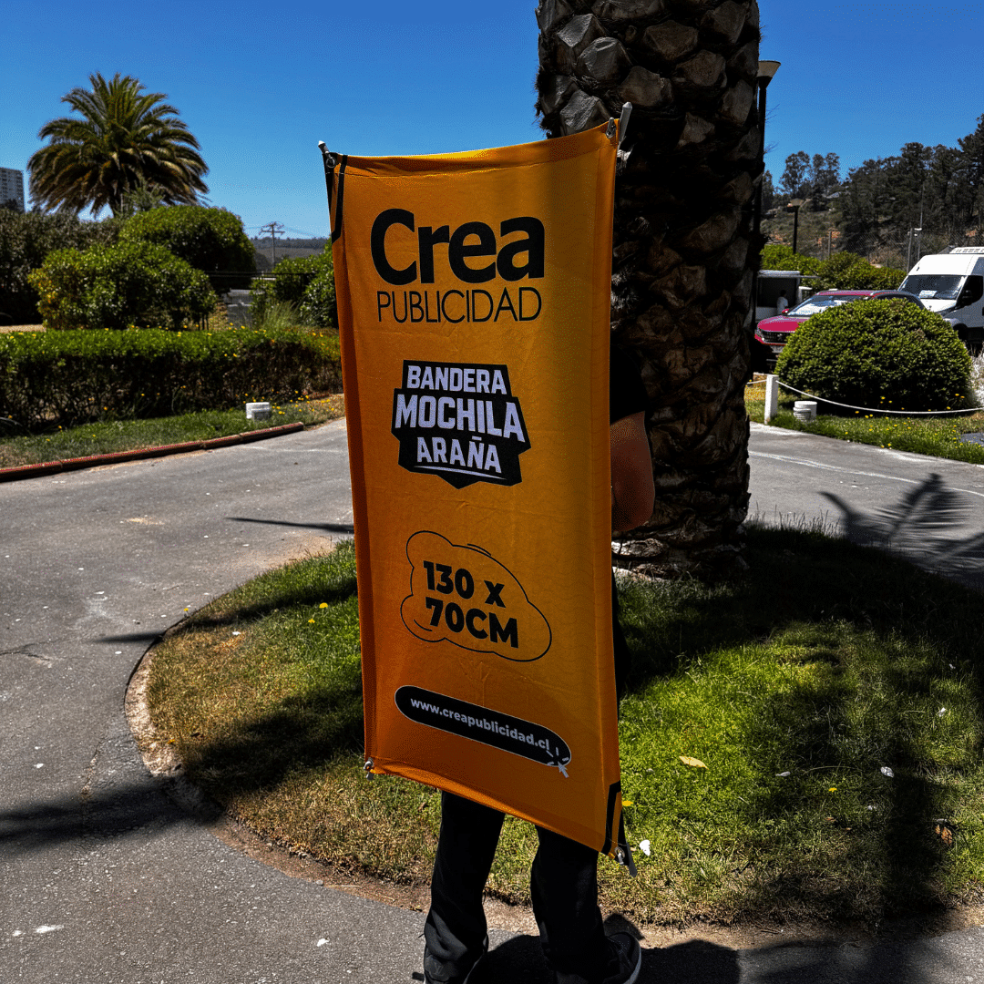 Mochila bandera en X