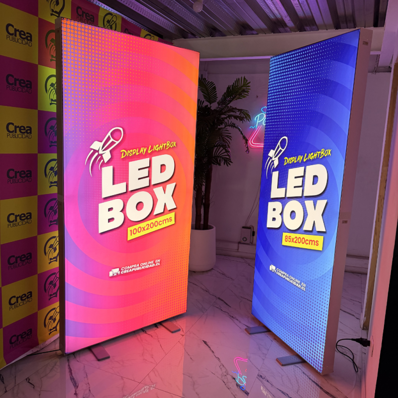 LED BOX Plegable 85x200 cm