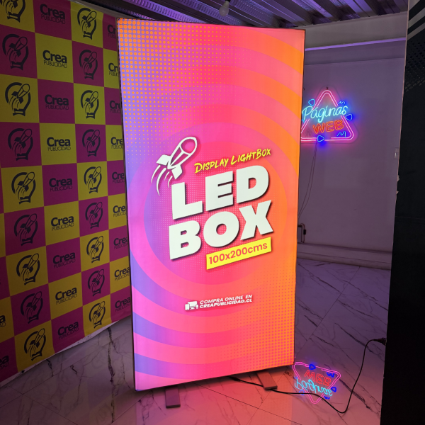LED BOX Plegable 100x200 cm