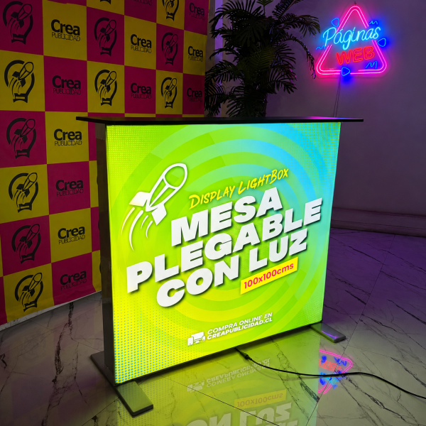 Mesa Led Premium 100x100 ( Light Box )