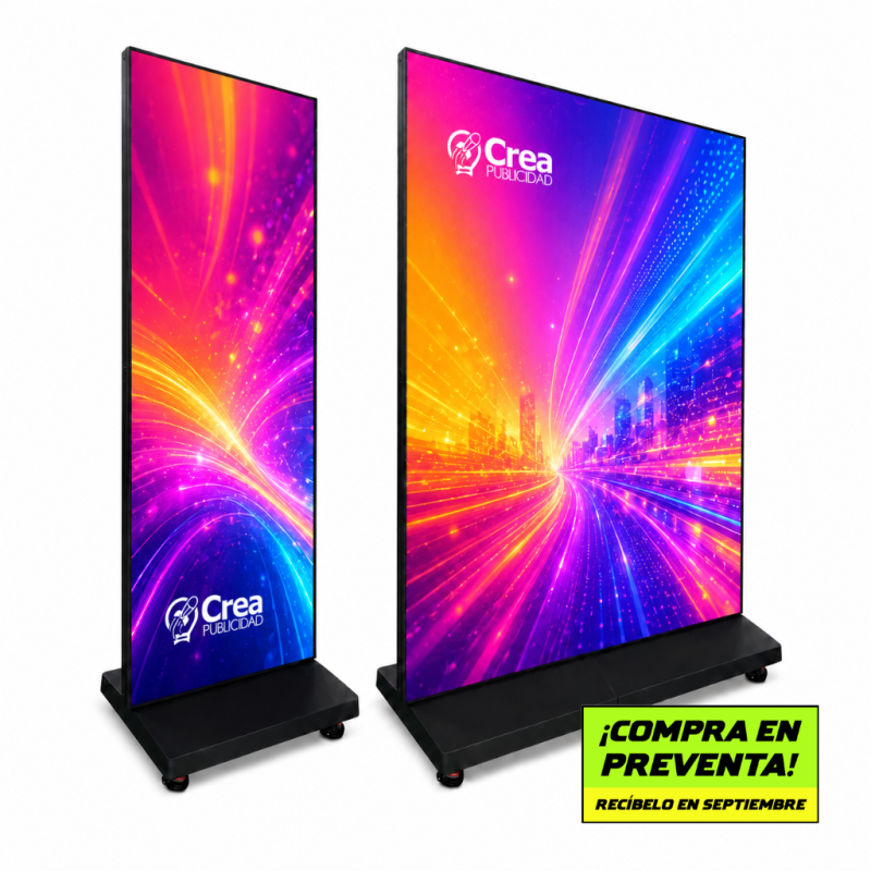 Pendón LED Flexible 1.86 Plegable