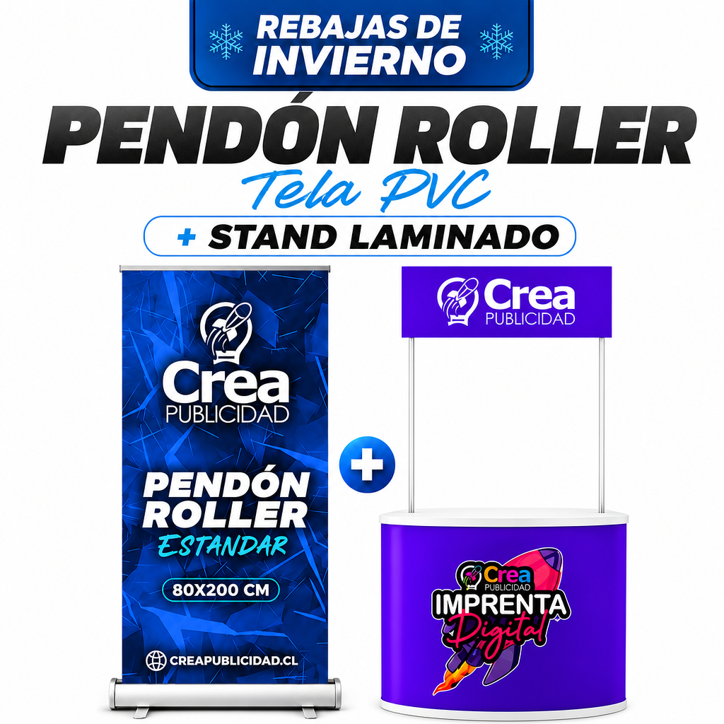 Stand Publicitario + Pendón Roller