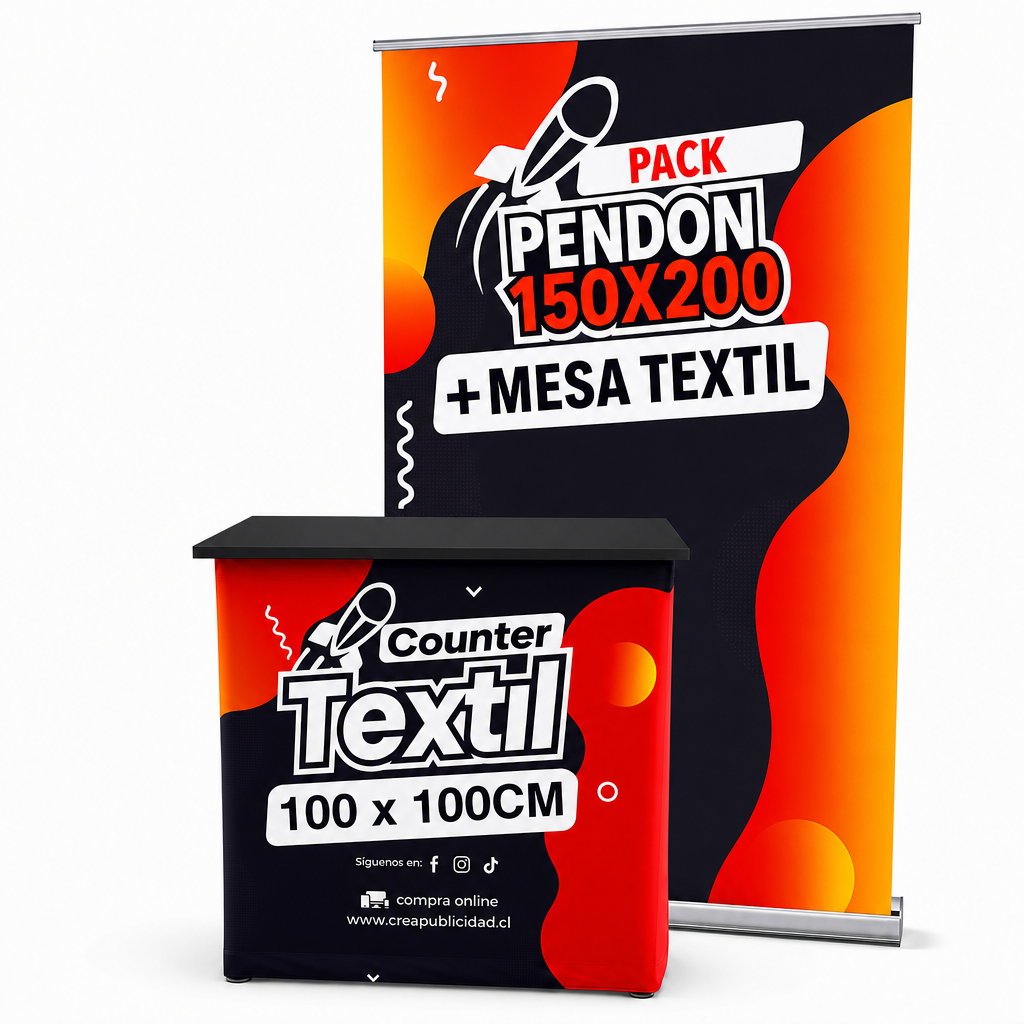 Punto de Venta Roller + Mesa Textil