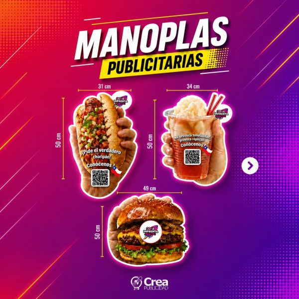 Manoplas Publicitarias Personalizadas
