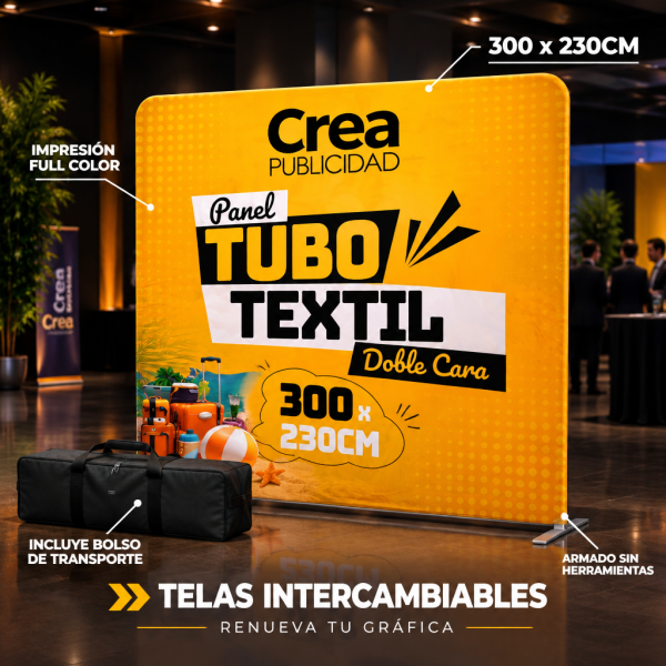 Panel Tubo Doble Cara 300x230