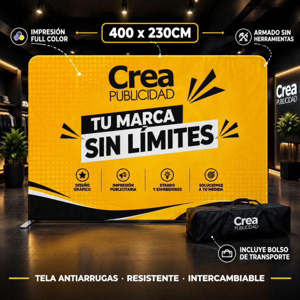 Panel Tubo Doble Cara 400x230