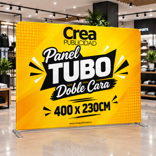 Panel Tubo Doble Cara 400x230