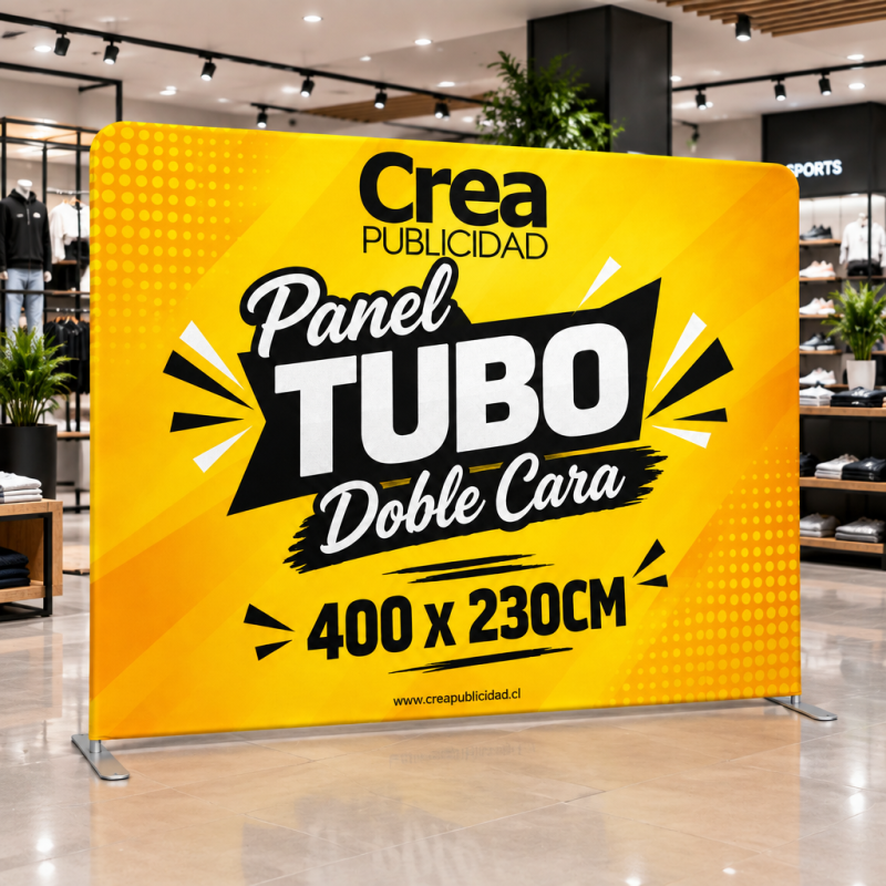Panel Tubo Doble Cara 400x230