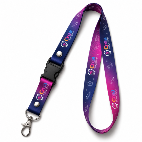 Lanyards Sublimados con Tip Top